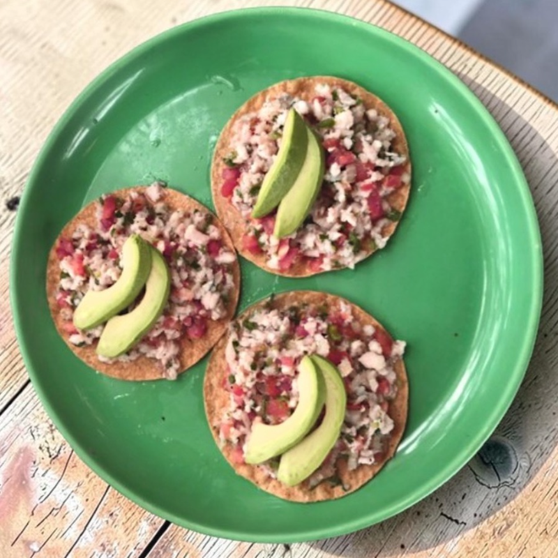 Tostada de Ceviche