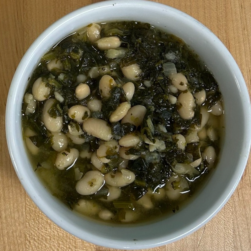 Garlic White Bean & Spinach
