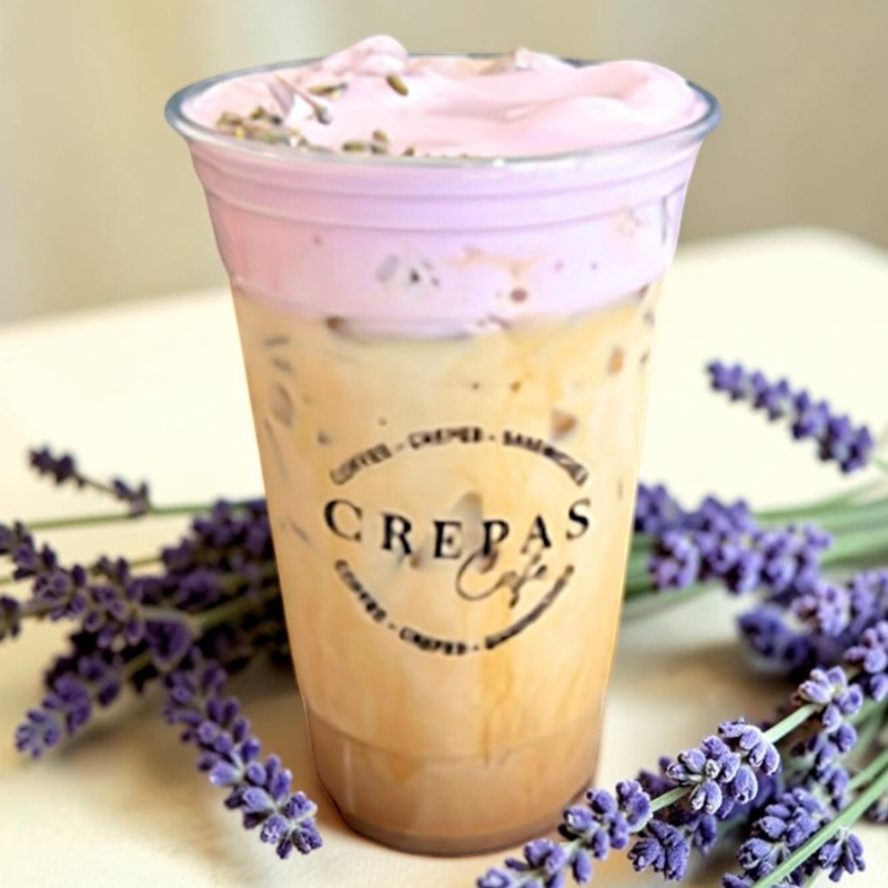Iced Lavender Latte — Large