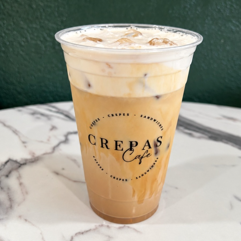 Iced Salted Caramel Latte — Large