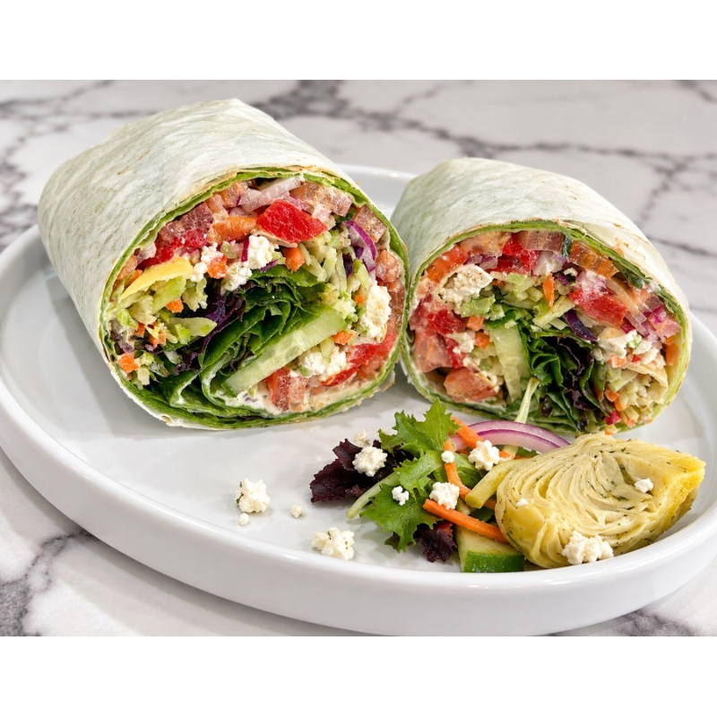 Mediterranean Veggie Wrap