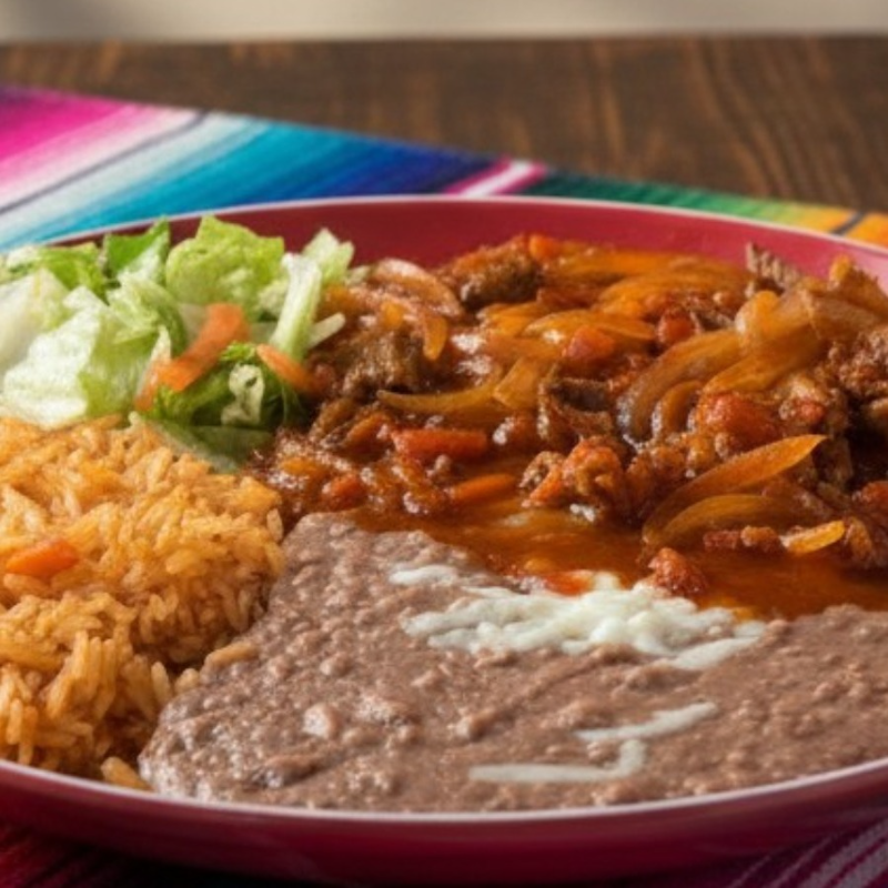 #10. Bistec Ranchero Combo