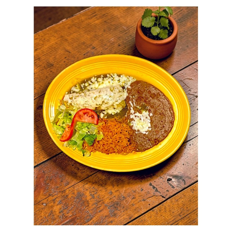 Enchilada Verde W Crema