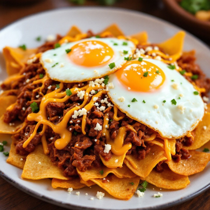 Chilaquiles con Birria