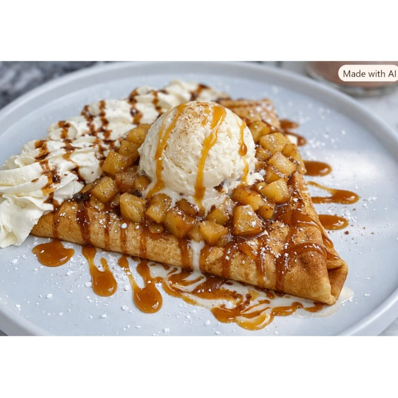 Apple Pie Crepe
