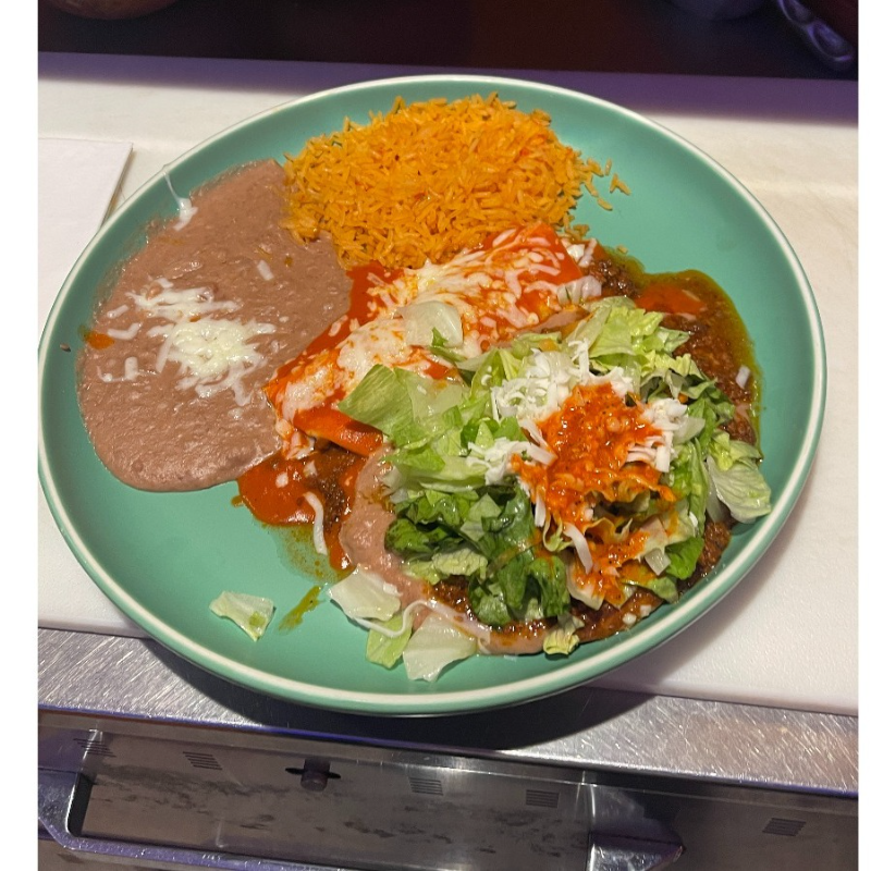 #13. Enchilada y Tostada Combo