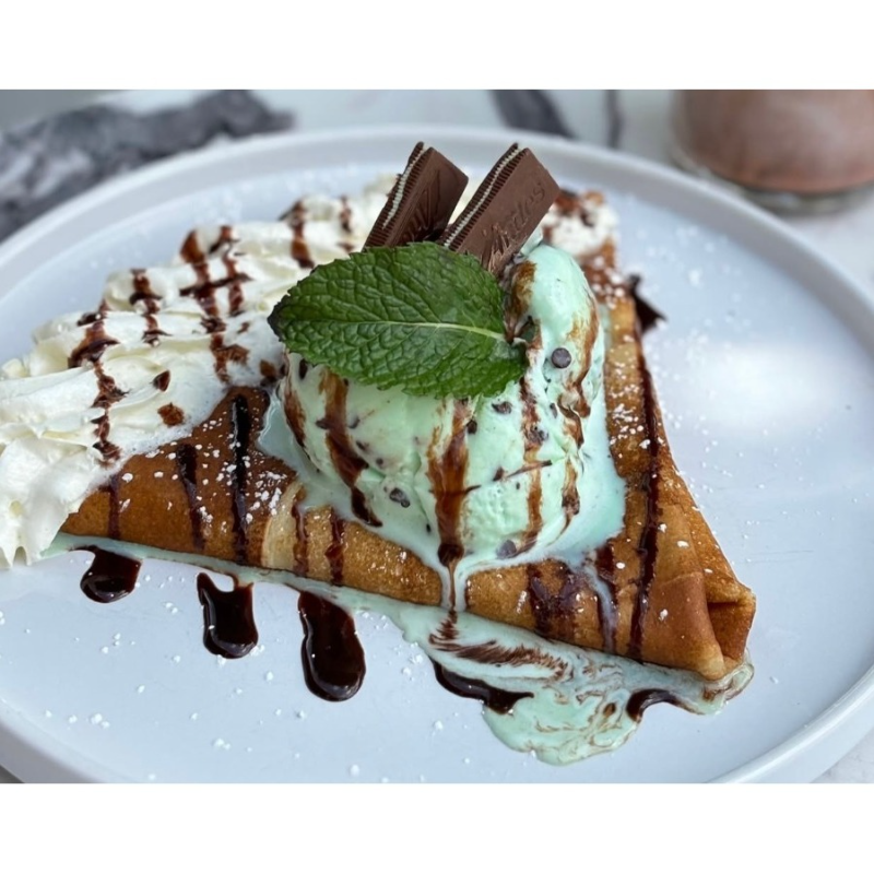 Mint Chocolate Crepe