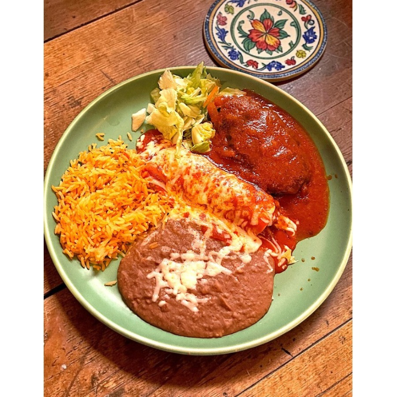 #1. Enchilada Combo