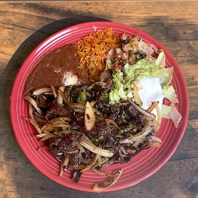 #16. Steak Encebollado Combo